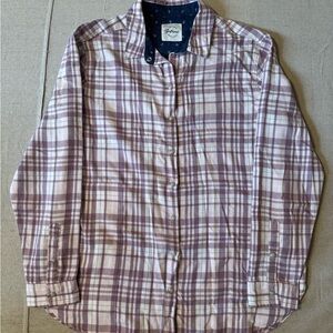 Jachs Purple and White Checkered Shirt